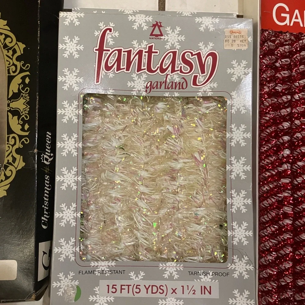 Vintage Christmas garland